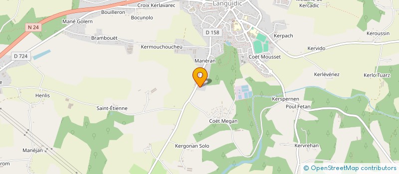 localisation de l'entreprise TY JEUX LANGUIDIC  LANGUIDIC