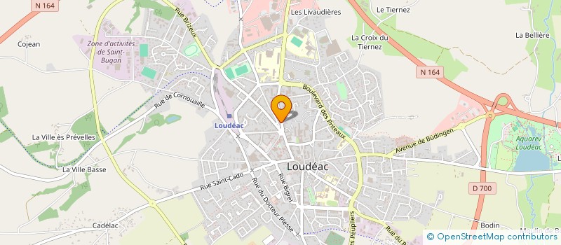 localisation de l'entreprise TY KAHZ à LOUDEAC