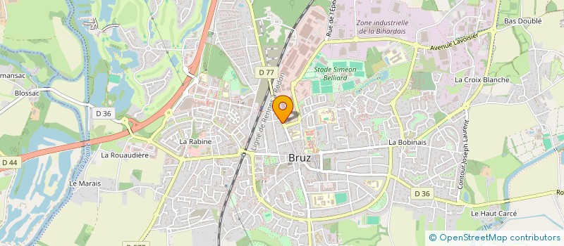 localisation de l'entreprise TY KAMARAD à BRUZ