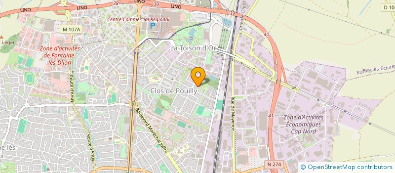 localisation de l'entreprise TY KARANTE  DIJON