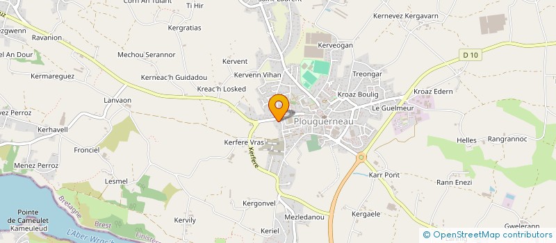 localisation de l'entreprise TY KARANTEZ à PLOUGUERNEAU