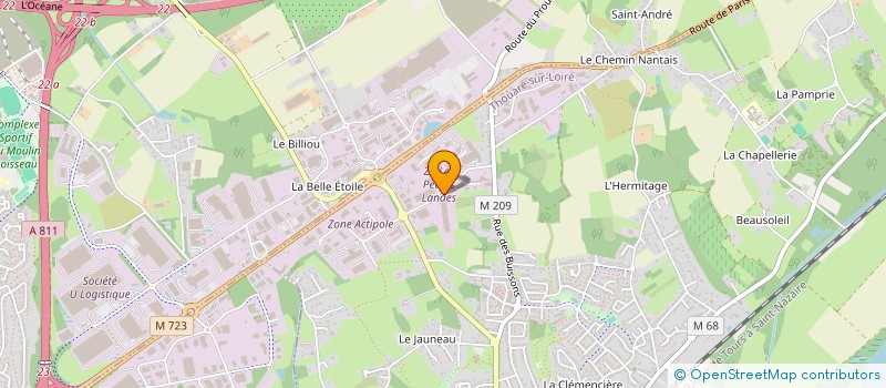 localisation de l'entreprise TY KER  THOUARE-SUR-LOIRE