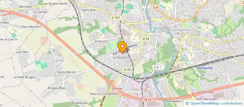 localisation de l'entreprise TY KER  GRACES