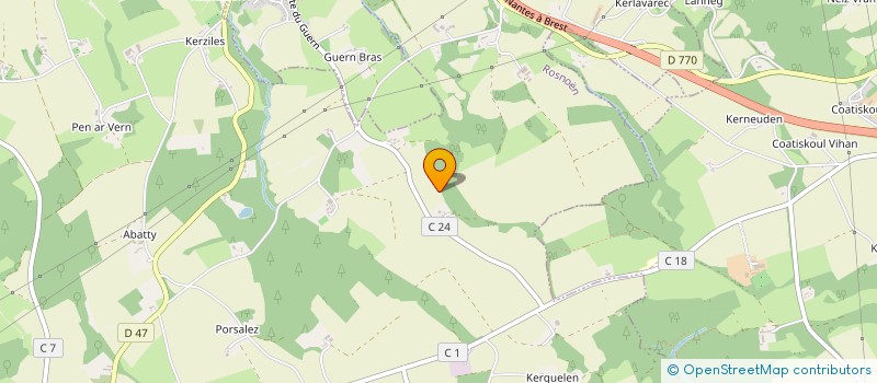 localisation de l'entreprise TY-KER CONSTRUCTIONS  CAMARET-SUR-MER