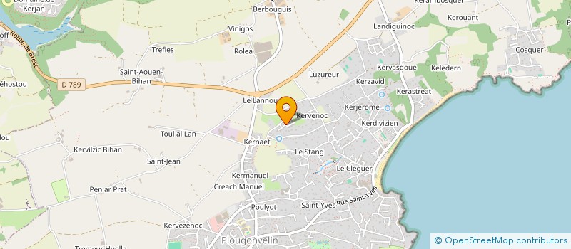 localisation de l'entreprise TY KER MOR  PLOUGONVELIN