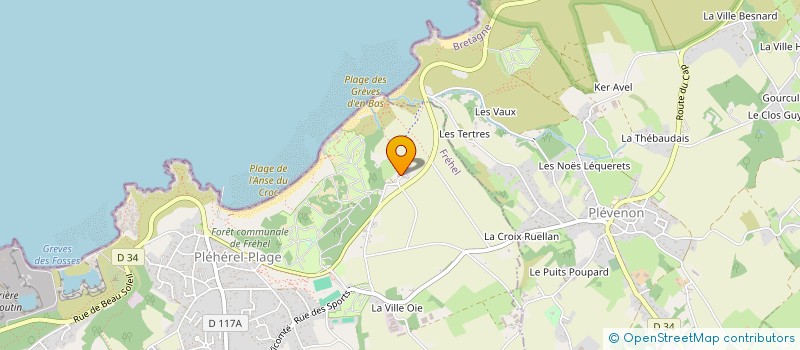 localisation de l'entreprise TY KOAD  FREHEL