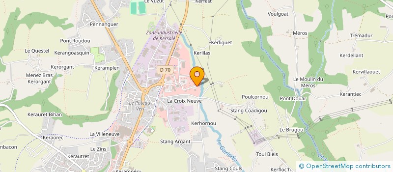 localisation de l'entreprise TY KOAD à CONCARNEAU