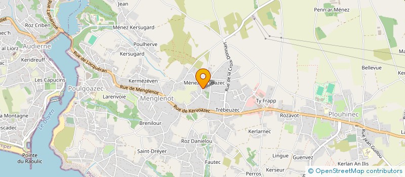 localisation de l'entreprise TY KOAD  PLOUHINEC