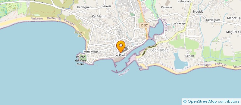 localisation de l'entreprise TY KOANT  GUILVINEC