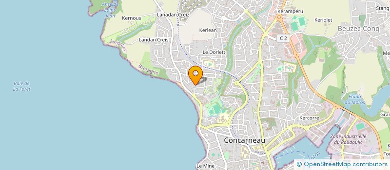 localisation de l'entreprise TY KOAT  CONCARNEAU