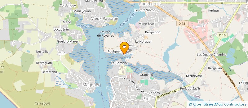 localisation de l'entreprise TY LARMOR  BELZ