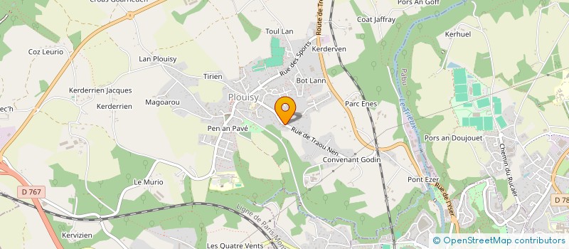 localisation de l'entreprise TY LATACE  PLOUISY