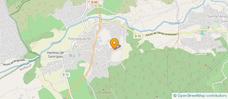 localisation de l'entreprise TY LAVAND  FORCALQUEIRET