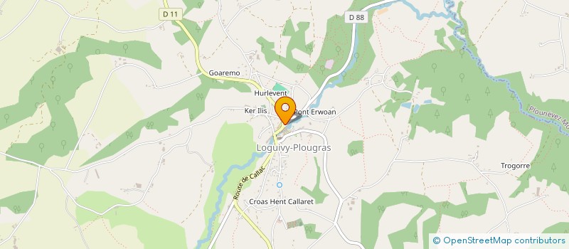 localisation de l'entreprise TY LE CAM  LOGUIVY-PLOUGRAS