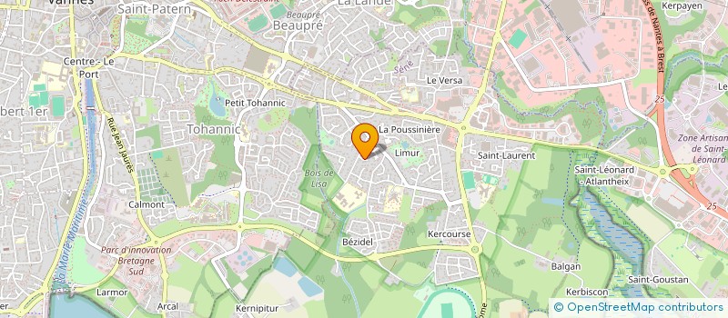 localisation de l'entreprise TY LE VERGER à SENE