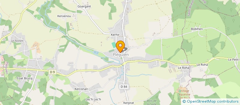 localisation de l'entreprise TY LEVENEZ  PLEGUIEN