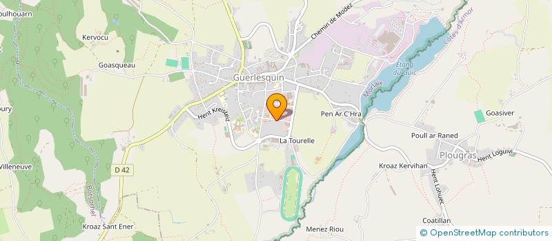 localisation de l'entreprise TY LOENED à GUERLESQUIN