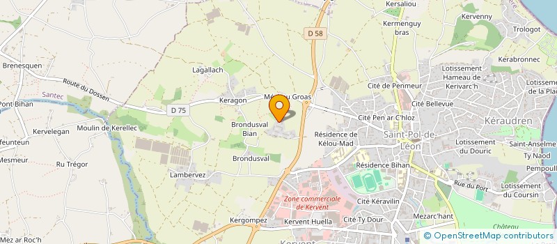 localisation de l'entreprise TY LOF SERVICES à SAINT-POL-DE-LEON