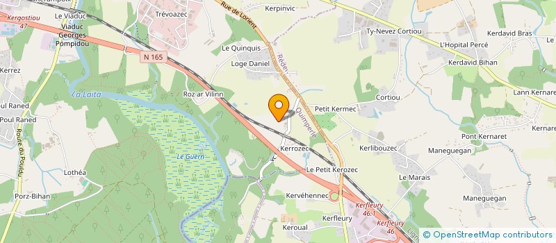 localisation de l'entreprise TY LOUIS IMMO  QUIMPERLE