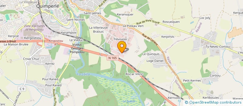 localisation de l'entreprise TY MAM à QUIMPERLE