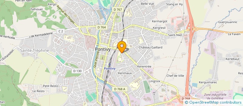 localisation de l'entreprise TY-MAM  PONTIVY