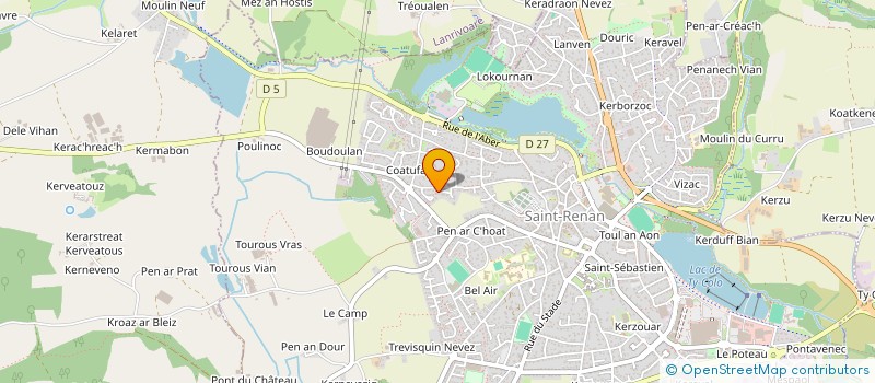 localisation de l'entreprise TY MAM  SAINT-RENAN