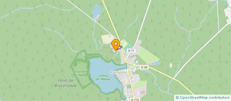 localisation de l'entreprise TY MAMILONO  PAIMPONT