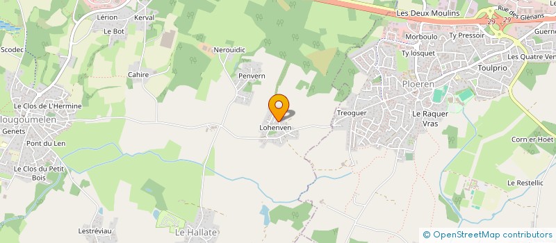 localisation de l'entreprise TY MAMM TAD  PLOUGOUMELEN