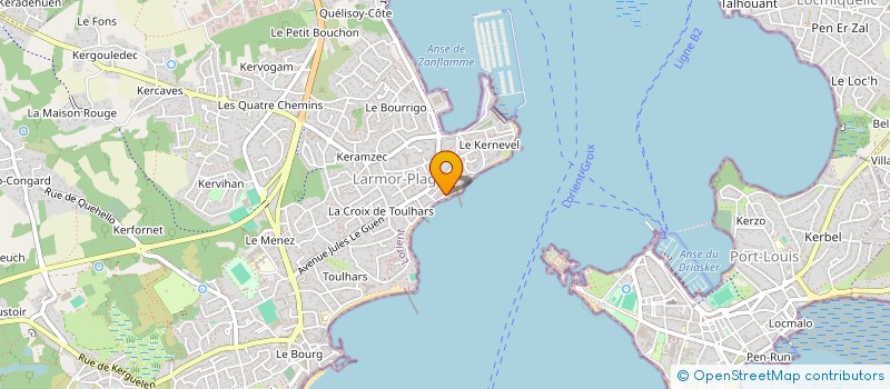 localisation de l'entreprise TY MEN  LARMOR-PLAGE