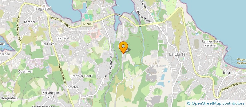 localisation de l'entreprise TY MENEC  PERROS-GUIREC