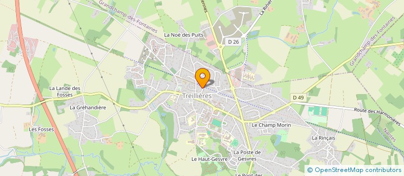 localisation de l'entreprise TY MI  TREILLIERES