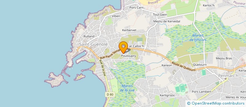 localisation de l'entreprise TY MOJO à PENMARCH