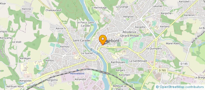 localisation de l'entreprise TY MORDICUS à HENNEBONT