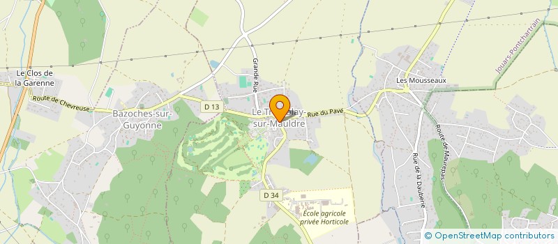 localisation de l'entreprise TY NEHUE BELLE-ILE  LE TREMBLAY-SUR-MAULDRE