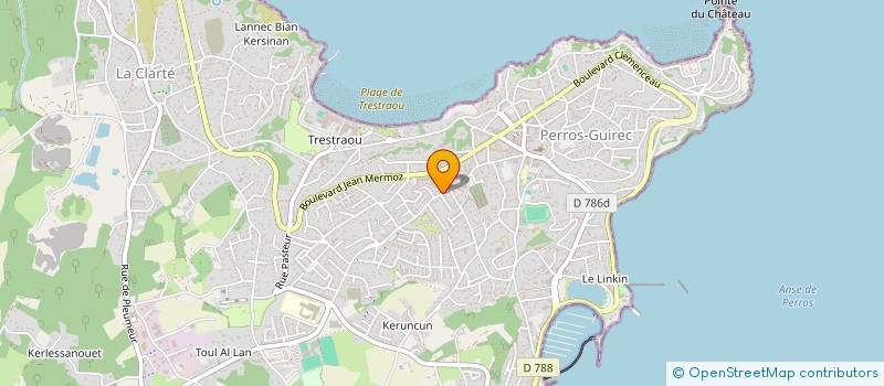 localisation de l'entreprise TY NEVEZ  PERROS-GUIREC