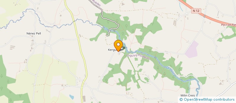 localisation de l'entreprise TY-OME  LOGUIVY-PLOUGRAS