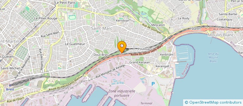localisation de l'entreprise TY OURS GRIN1 à BREST