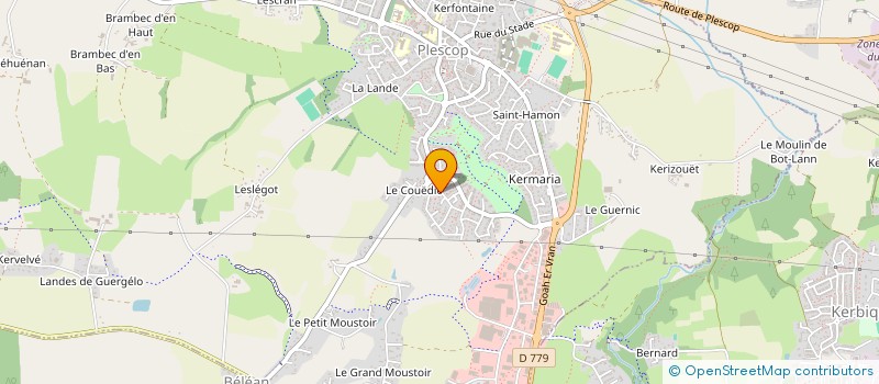 localisation de l'entreprise TY PAPER  PLESCOP