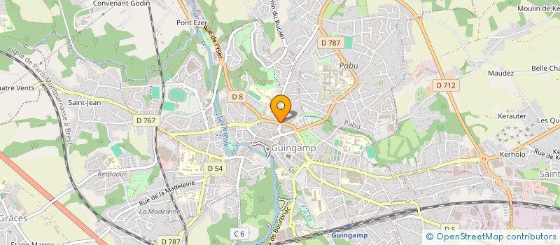 localisation de l'entreprise TY PARC COZ  GUINGAMP