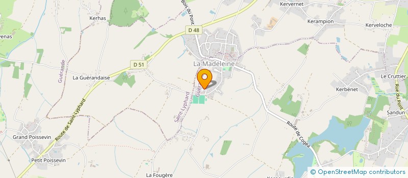 localisation de l'entreprise TY'PAYSAGE  GUERANDE