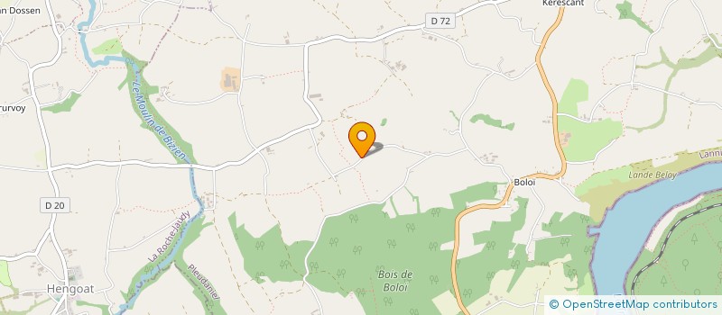 localisation de l'entreprise TY PESKET BIHAN  PLEUDANIEL