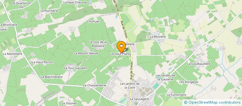 localisation de l'entreprise TY PLAN BREIZH à LE LANDREAU