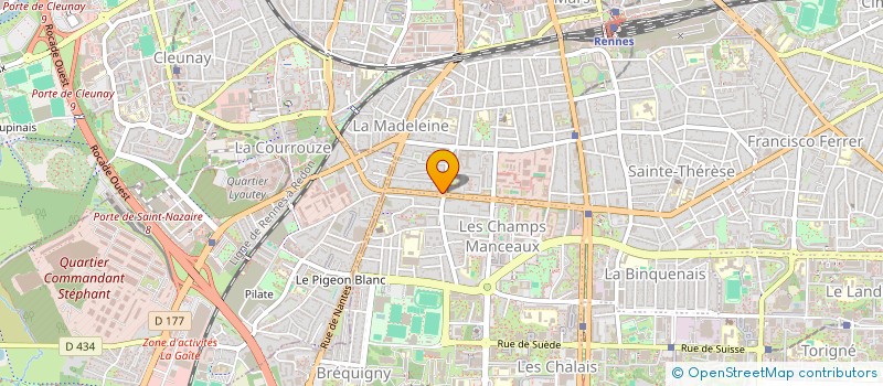 localisation de l'entreprise TY PLATS à RENNES