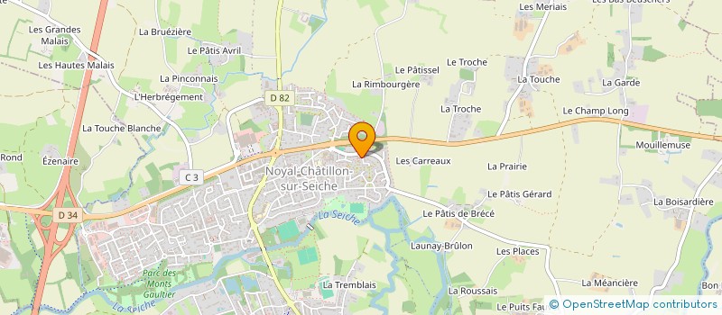 localisation de l'entreprise TY POAS  NOYAL-CHATILLON-SUR-SEICHE