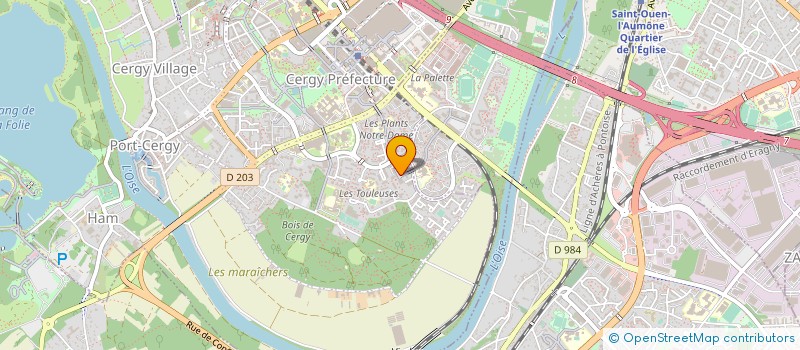 localisation de l'entreprise TY POD  CERGY