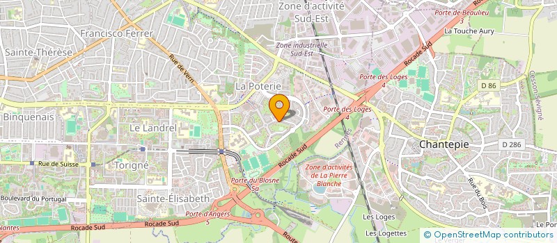 localisation de l'entreprise TY-PONCH  RENNES