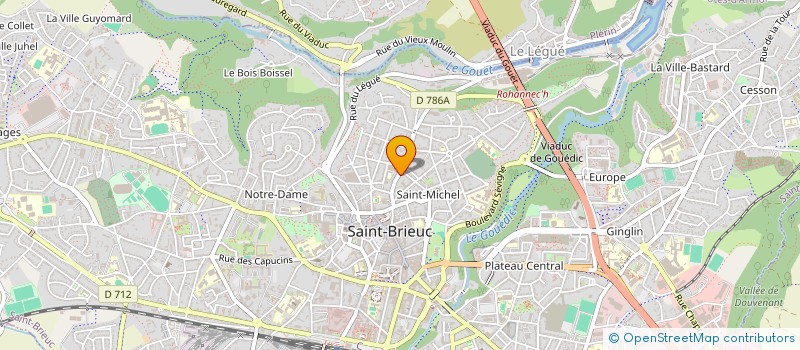 localisation de l'entreprise TY PORZH à SAINT-BRIEUC