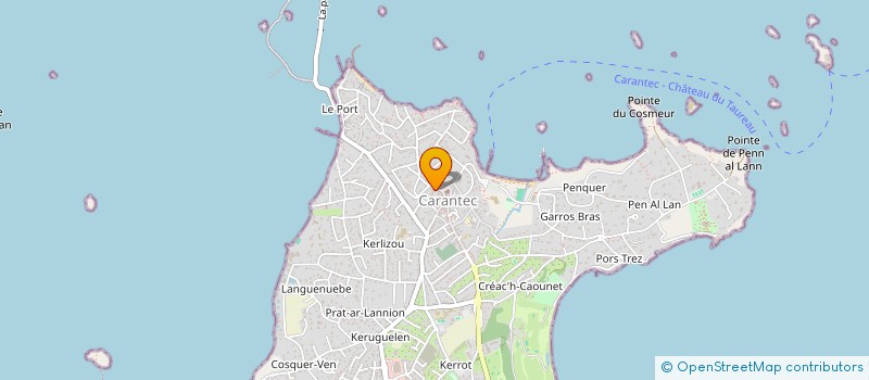 localisation de l'entreprise TY POT ET LA COMPAGNIE DU BOIS  CARANTEC