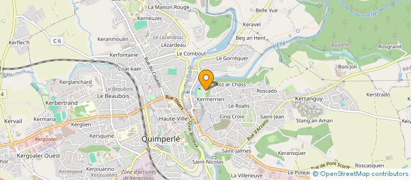 localisation de l'entreprise TY POUCE à QUIMPERLE