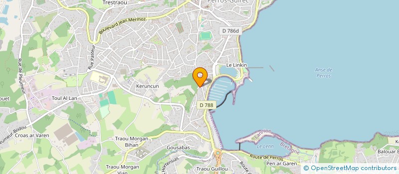 localisation de l'entreprise TY POURREN  PERROS-GUIREC